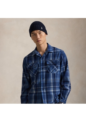 Classic Fit Plaid Wool Shirt