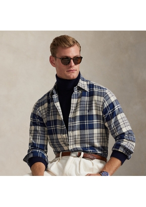 Classic Fit Plaid Twill Shirt