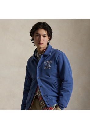 Embroidered Loopback Fleece Jacket