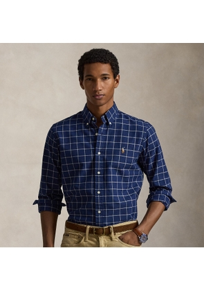 Custom Fit Windowpane Oxford Shirt