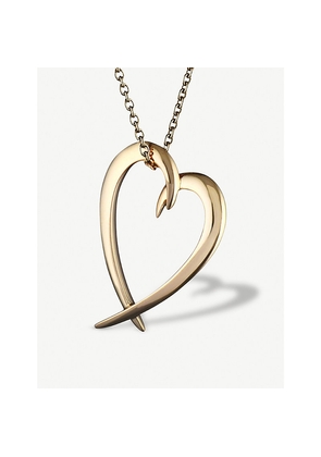 Womens Shaun Leane Heart Yellow Gold-Plated Vermeil Silver Pendant Necklace