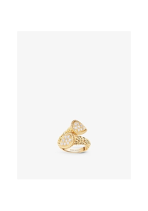 Boucheron Serpent Bohème Toi Et Moi 18ct Yellow-Gold and Diamond Ring