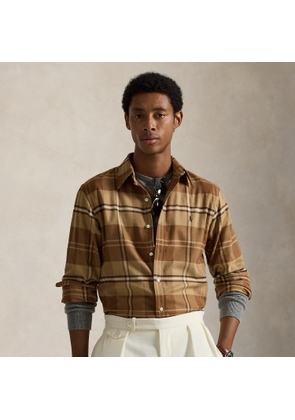 Custom Fit Plaid Performance Twill Shirt