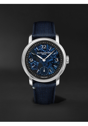 Baume & Mercier - Classima Hand-Wound Skeleton 42mm Stainless Steel and Alligator Watch, Ref. No. 10735 - Men - Blue