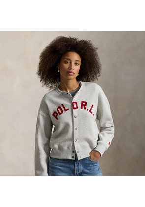 Logo Fleece Cardigan