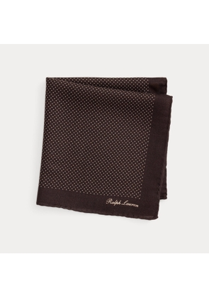 Pin Dot Cashmere-Silk Pocket Square