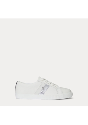 Janson II Metallic-Trim Leather Trainer