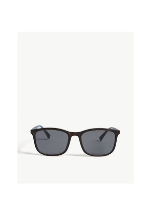 Prada Linea Rossa Ps01T Square-Frame Havana Sunglasses