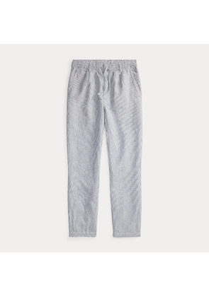 Lateef Slim Tapered Fit Linen Trouser