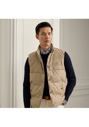 Whitwell Plaid Wool Down Gilet