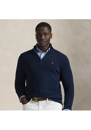 Big & Tall - Cotton Quarter-Zip Jumper
