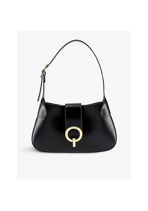 Womens Sandro Sweet Janet Leather Shoulder Bag