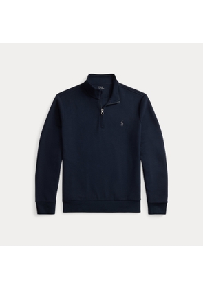 Double-Knit Mockneck Pullover