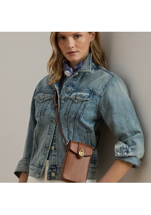 Leather Tanner Crossbody Tech Case