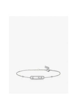 Messika Baby Move 18ct White-Gold and Pave Diamond Bracelet