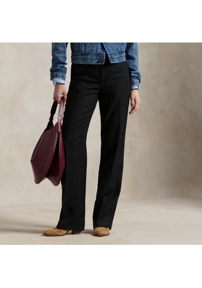 Herringbone Relaxed Straight Trouser