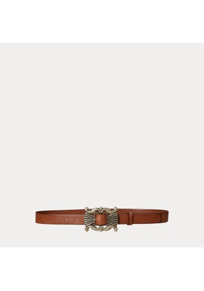 Decorative Buckle Leather Belt