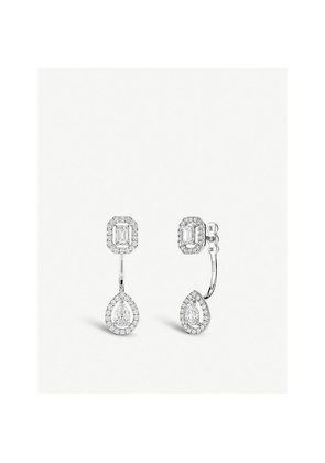 Messika My Twin Toi & Moi 18ct White-Gold and Diamond Earrings