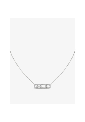 Messika Move Pavé 18ct White-Gold and Diamond Necklace