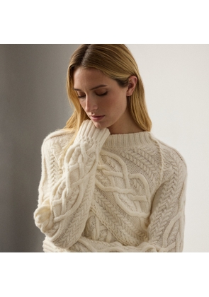 Cable-Knit Cashmere Crewneck Jumper