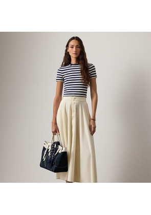 Delilah Wool Trench Skirt