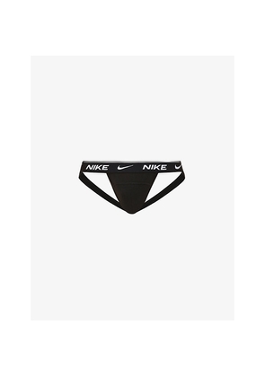 Mens Nike Logo-Print Stretch-Cotton Jockstraps Pack Of Three