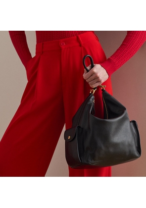 Large Blaike Nappa Leather Shoulder Bag