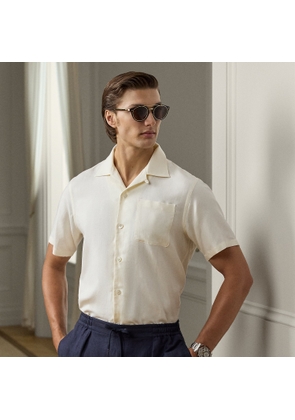 Silk-Linen Camp Shirt