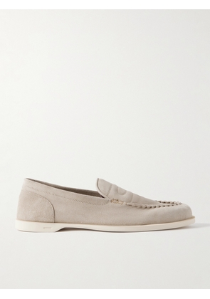 John Lobb - Pace Suede Loafers - Men - Neutrals - UK 6
