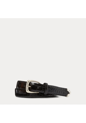 Silver-Buckle Caiman Belt