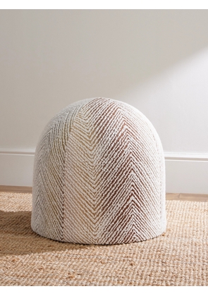Missoni Home - Island Striped Velour Pouf - Men - Neutrals