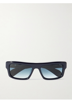 Jacques Marie Mage - Cleavon Square-Frame Acetate Sunglasses - Men - Blue