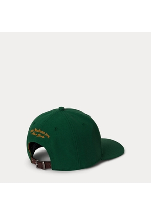 Crest-Embroidered Twill Ball Cap