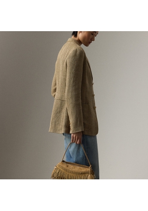 The  Ralph Lauren Calf-Suede Small Shoulder Bag