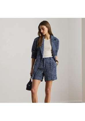 Pleated Bouclé Short