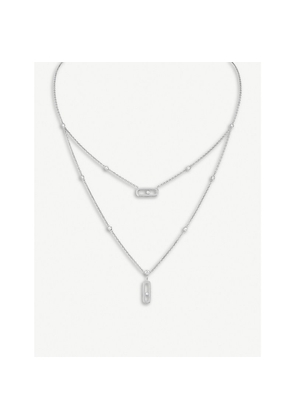 Messika Move 18ct White-Gold and Diamond Necklace