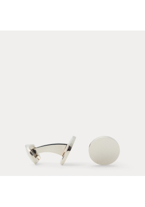 Sterling Silver Round Cufflinks