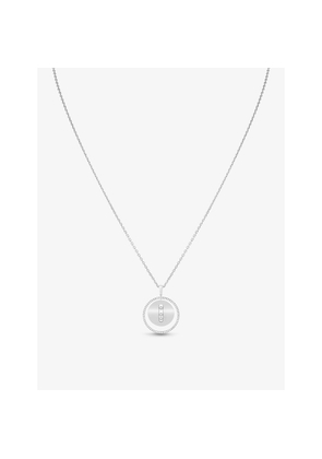 Messika Lucky Move 18ct White-Gold and Pavé Diamond Necklace