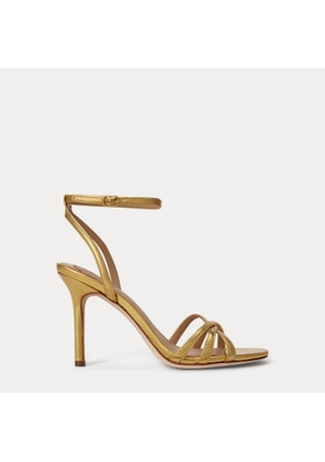 Kendyl Metallic Nappa Leather Sandal