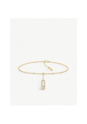 Messika Move Uno 18ct Yellow-Gold and Diamond Anklet