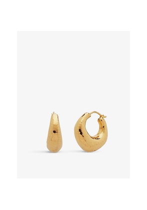 Womens Monica Vinader Deia 18ct Yellow Gold-Plated Vermeil Silver Earrings