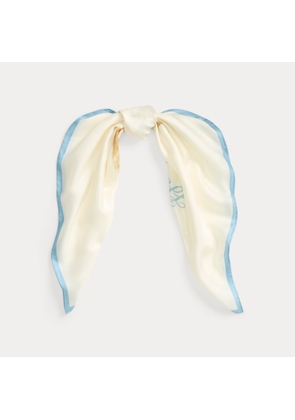 Golden Retriever Silk Square Scarf