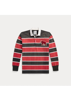 Vintage Fit Striped Jersey Rugby Shirt