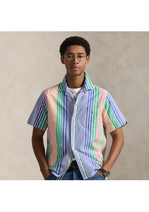 Classic Fit Striped Seersucker Shirt