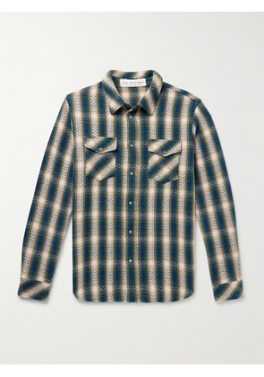 God's True Cashmere - Checked Cashmere Shirt - Men - Green - S