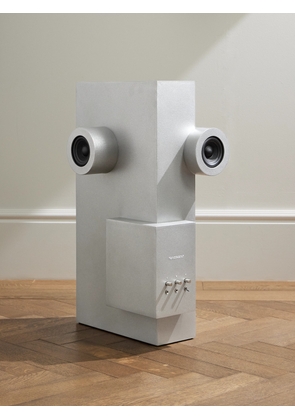 TRANSPARENT SPEAKER - Brutalist Recycled-Aluminium Speaker - Men - Silver