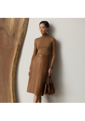 Jackeline Lambskin Skirt