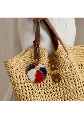 Leather Small Beach Ball Pouch