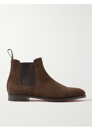 John Lobb - Lawry Suede Chelsea Boots - Men - Brown - UK 6