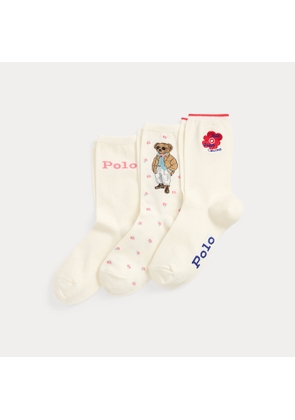 Polo Bear Crew Sock 3-Pack Gift Set